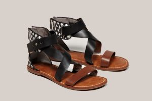 Black and Brown Sandals Pictures