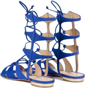 Blue Gladiator Sandals Pictures