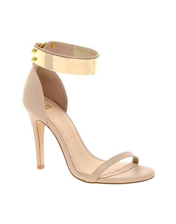 Gold Ankle-Strap Sandals - CraftySandals.com