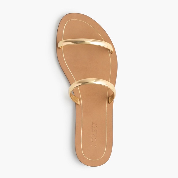 Gold Slide Sandals - CraftySandals.com