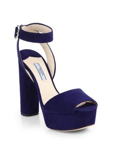 Images of Blue Platform Sandals