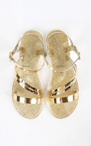 Images of Gold Jelly Sandals