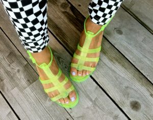 Images of Jelly Gladiator Sandals