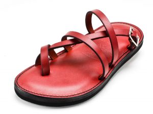Images of Red Leather Sandals