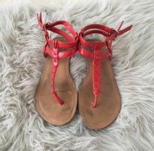 Images of Red Thong Sandals