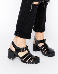Jelly Heeled Sandals
