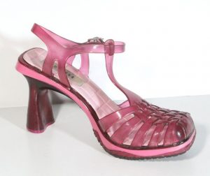 Jelly Sandals with Heels