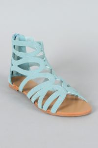 Light Blue Gladiator Sandals