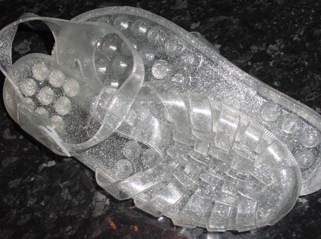 mens clear sandals