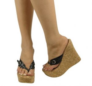 Pictures of Platform Thong Sandals