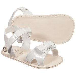 Pictures of White Baby Sandals