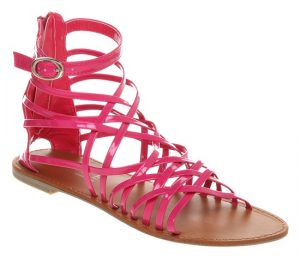 Pink Gladiator Sandals