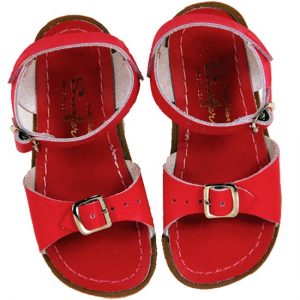 Red Leather Sandals Photos