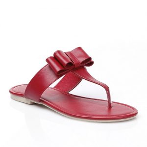 Red Thong Sandals Photos