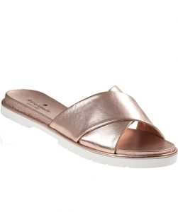 Rose Gold Slide Sandals
