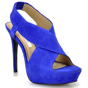 Blue Platform Sandals - CraftySandals.com