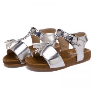 Silver Toddler Sandals