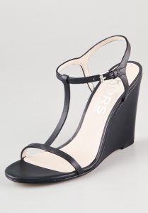 Strap T Wedge Sandal