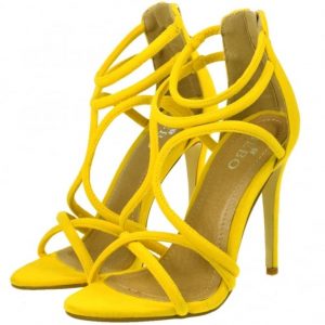Strappy Yellow Sandals