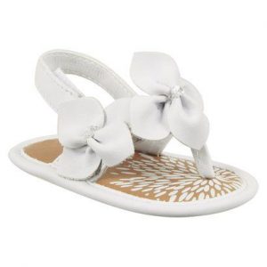 White Baby Sandals Photos