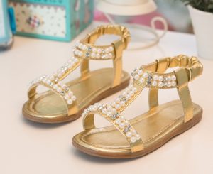 Baby Girl Gold Sandals