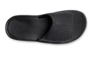 Black Flat Slide Sandals Images