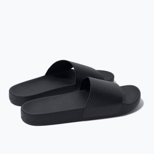 Black Slide Sandals