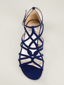 Blue Strappy Sandals Pictures