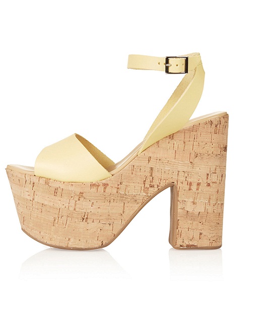 cork sandals platform