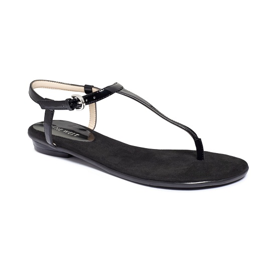 flat black flip flop sandals