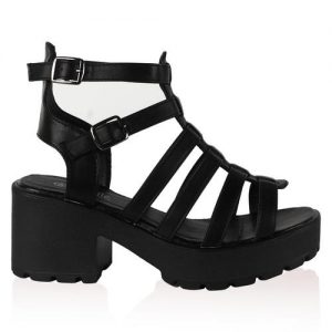 Gladiator Platform Heel Sandals