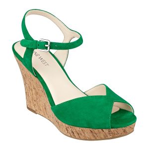 Green Wedge Sandals Images