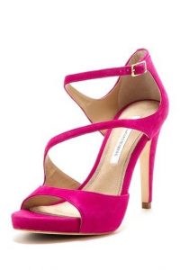 Hot Pink Strappy Sandals