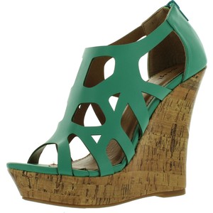 Images of Green Wedge Sandals