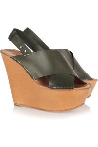 Images of Leather Platform Sandals