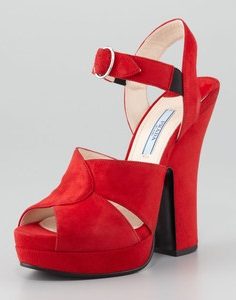 Images of Red Platform Sandals