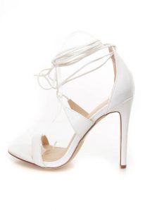 Images of White Lace Up Sandals