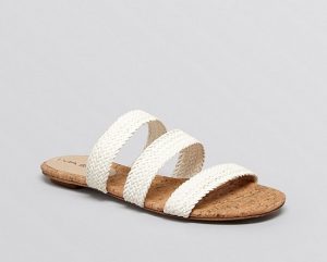 Images of White Slide Sandals