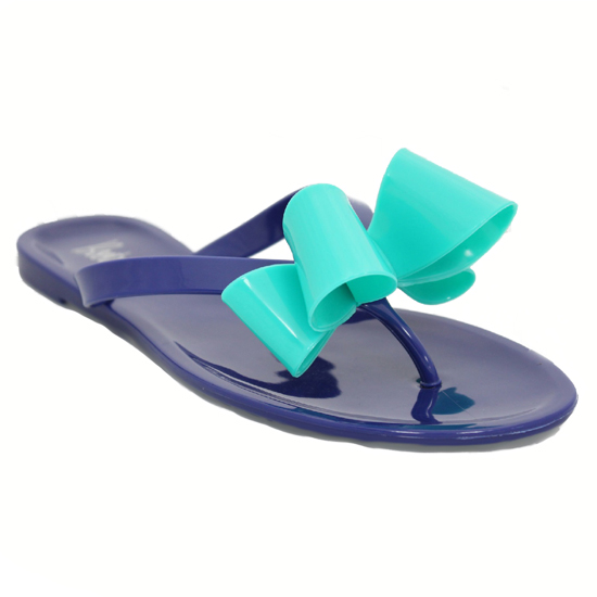 plastic bow sandals
