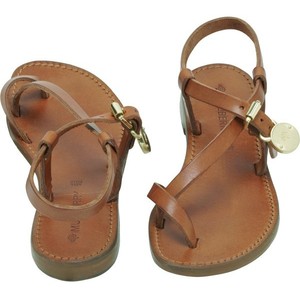 Flat Leather Sandals - CraftySandals.com