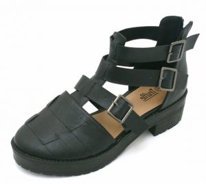 Leather Platform Sandals