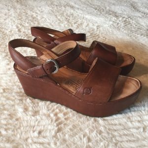 Leather Platform Sandals Images