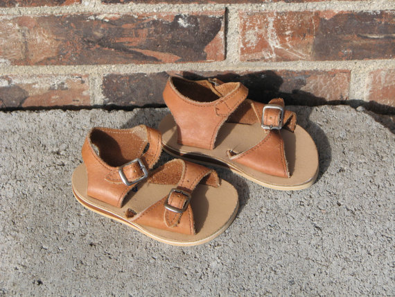 baby boy leather sandals