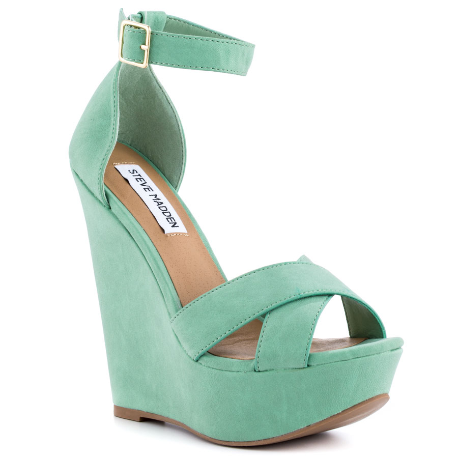 Green Wedge Sandals | CraftySandals.com
