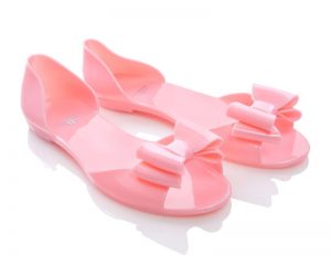 Pastel Pink Jelly Sandals