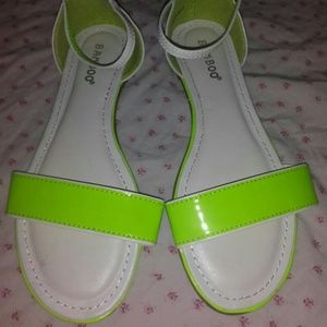 Photos of Neon Green Sandals