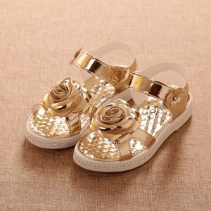 Pictures of Gold Baby Sandals