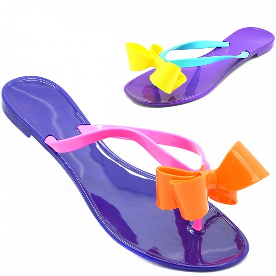 Jelly Bow Sandals | CraftySandals.com