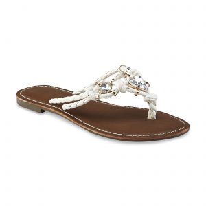 Pictures of Rhinestone Thong Sandals