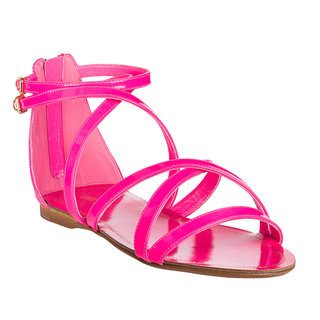 Pink Flat Sandals - CraftySandals.com